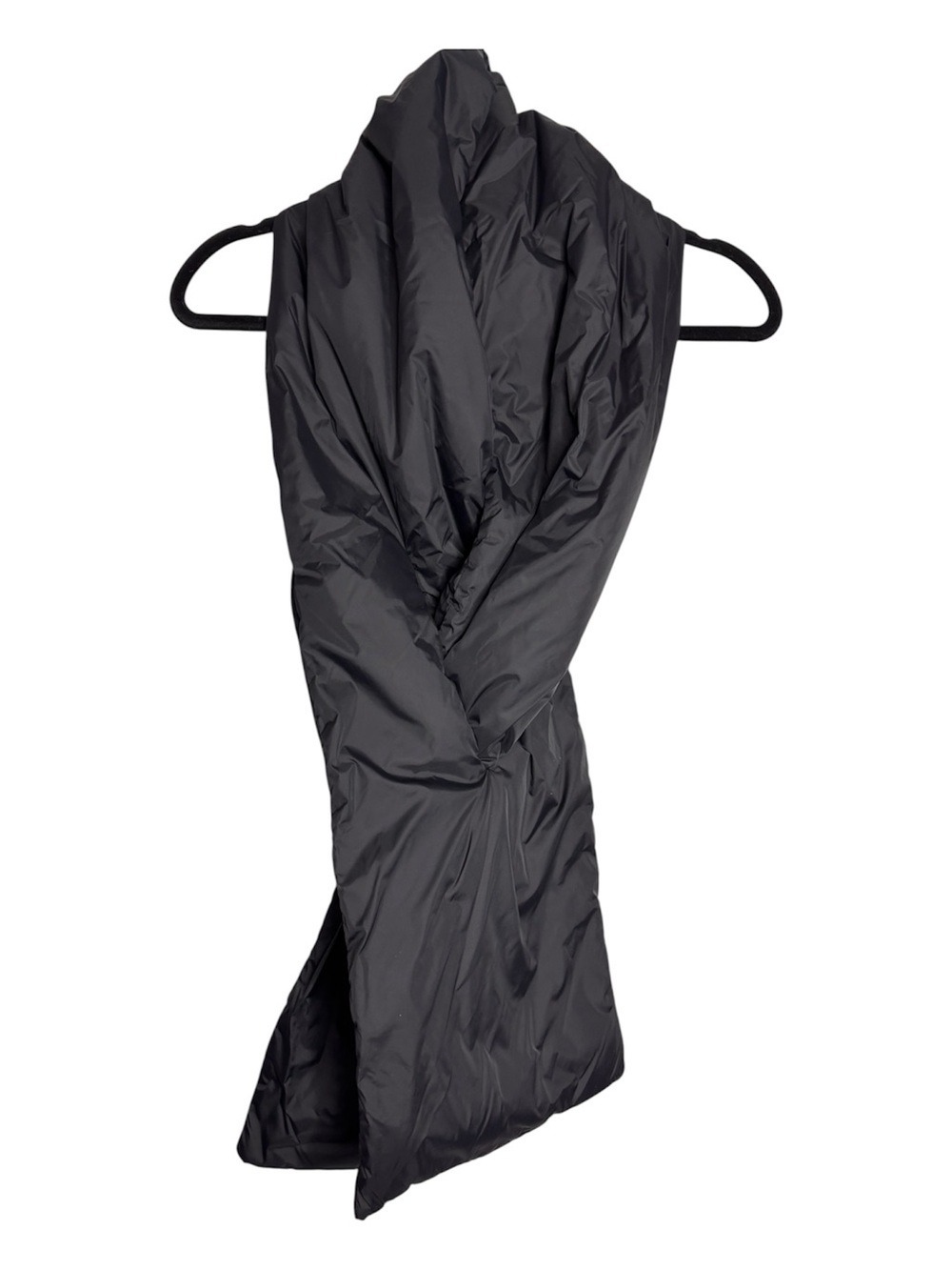 NWT Gap Puffer Scarf Water Resistant Black Unisex